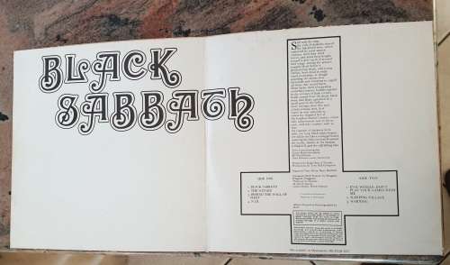 BLACK SABBATH Black Sabbath - Gatefold (Very Good+/Very Good+) Phonogram STAR 5027 SA Pressing 1978