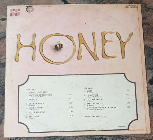 JIMMY McGRIFF Organ and Big Blues Band Honey (VG+/VG) Solid State SS 18036 South African Pressing