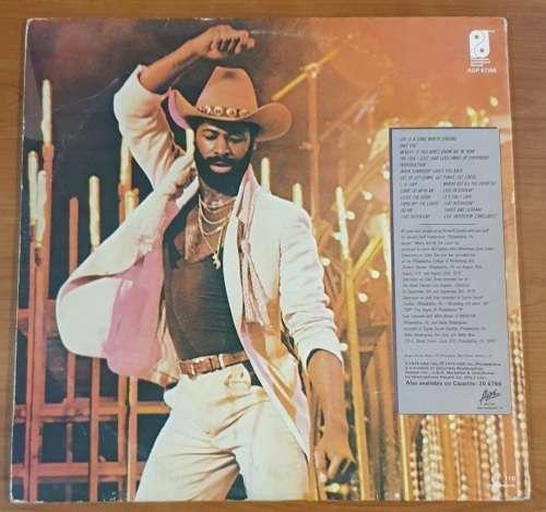 TEDDY PENDERGRASS Live! Coast To Coast - Double LP (VG+/VG) AGP 67/68 SA Pressing 1979 - Gatefold