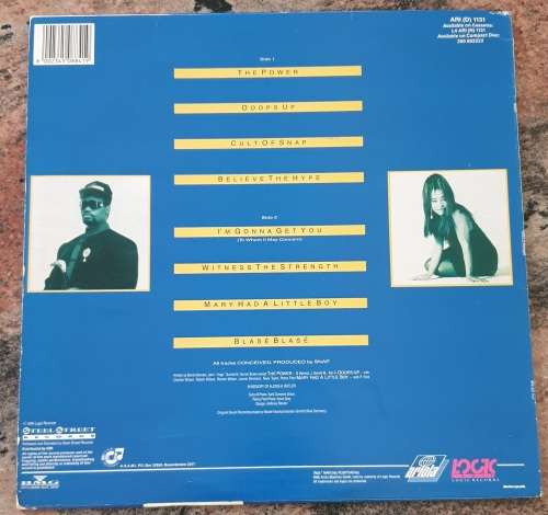 SNAP World Power (Very Good+/Very Good+) Steel Street Records ARI (D) 1131 South African Press 1990