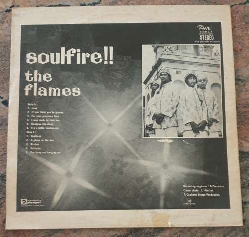 THE FLAMES Soulfire!! (Excellent/Very Good) Rave STAR 715 South African Pressing 1980