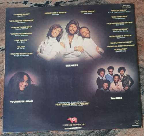 SATURDAY NIGHT FEVER Various Artists OST - Double LP (VG+/VG+) RSO 2658 123 SA Press 1977 - Gatefold