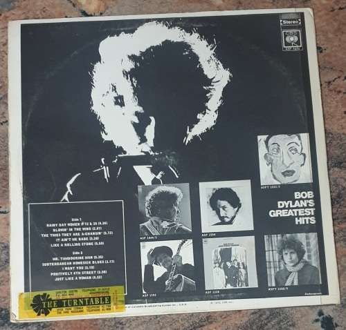 BOB DYLAN Greatest Hits - (VG+/VG+) CBS ASF 1674 South African Pressing 1972