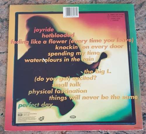 ROXETTE Joyride (Excellent/Very Good+) EMI EMCJ (D) 5430 SA Pressing 1991 - Inner sleeve with lyrics