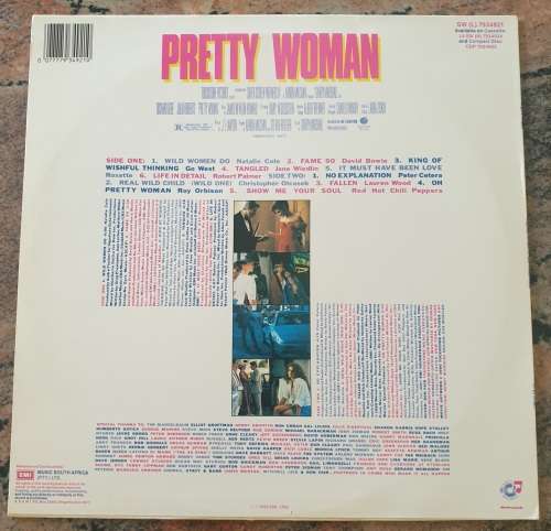PRETTY WOMAN Various Artists - OST (VG+/VG+) EMI SW (L) 7934921 South African Pressing 1990