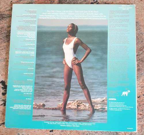 WHITNEY HOUSTON Whitney Houston (Very Good/Very Good) Arista ASTC 174 SA Pressing 1985