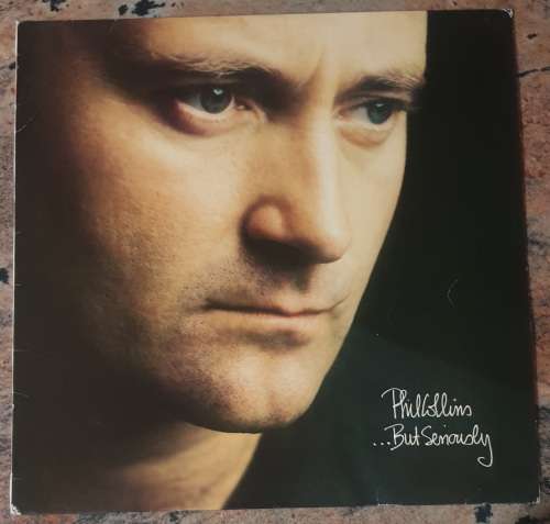 PHIL COLLINS But Seriously (VG+/VG) WEA WIC 5117 SA Pressing 1989 - Inner sleeve with lyrics