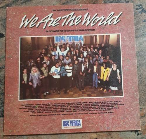 USA FOR AFRICA We Are The World - Gatefold (Very Good+/VG+) CBS JDB 3070 SA Pressing 1985 - RARE