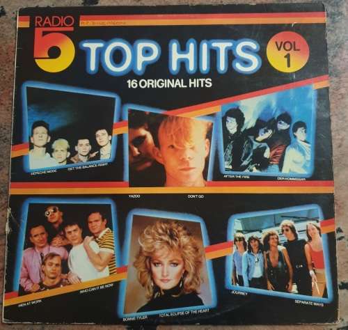 RADIO 5 Top Hits Vol 1 - Original Artists (VG+/VG) CBS SLMS 705 SA Pressing 1983