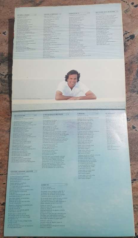JULIO IGLESIAS De Nina A Mujer - Gatefold (VG+/VG) CBS DNW 2644 SA Pressing 1981