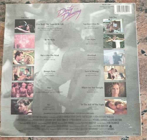 DIRTY DANCING The Time Of Your Life - OST (Very Good+/Good+) RCA RCAC 1061 SA Pressing 1987