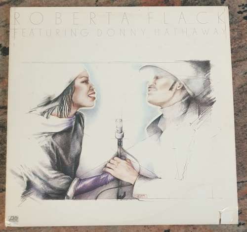 ROBERTA FLACK Featuring DONNY HATHAWAY (Very Good+/VG) Atlantic SD 16013 USA Pressing 1979 - Lyrics