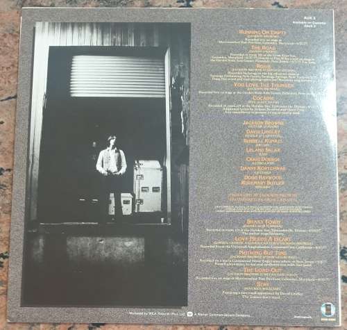 JACKSON BROWNE Running On Empty (Very Good+/Very Good+) Asylum AUX 3 SA Pressing 1977