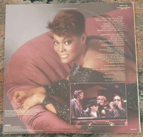 DIONNE WARWICK Friends (Very Good+/Very Good+) Arista ASTC 178 SA Pressing 1985