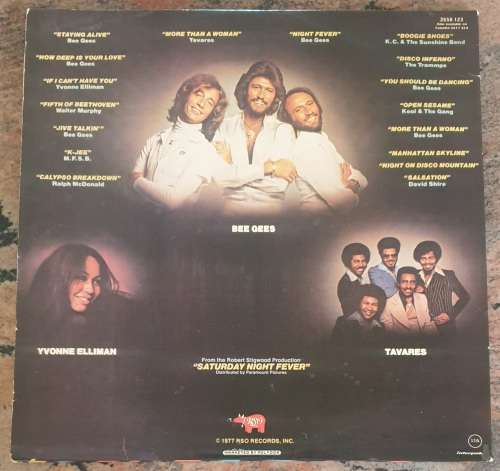 SATURDAY NIGHT FEVER Various Artists OST - Double LP (VG+/VG+) RSO 2658 123 SA Press 1977 - Gatefold