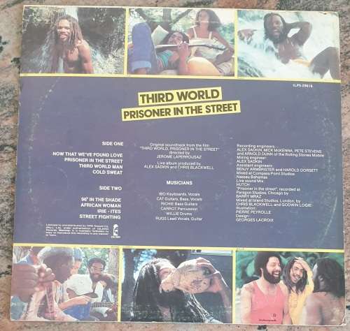 THIRD WORLD Prisoner In The Street - Live (Excellent/Very Good+) Island ILPS 29616 SA Pressing 1981
