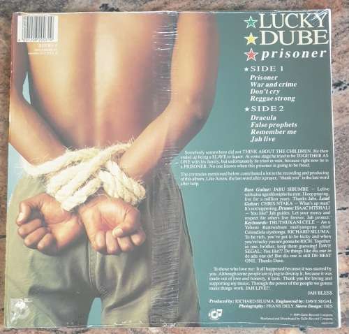 LUCKY DUBE Prisoner (Excellent/Excellent) Gallo LUCKY 5 SA Pressing 1989 - RARE