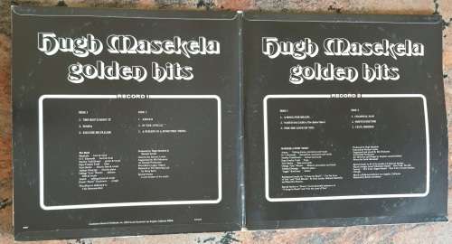 HUGH MASEKELA Golden Hits - Double LP (VG+/VG+) Casablanca NAD 77000 SA Pressing 1977 - VERY RARE