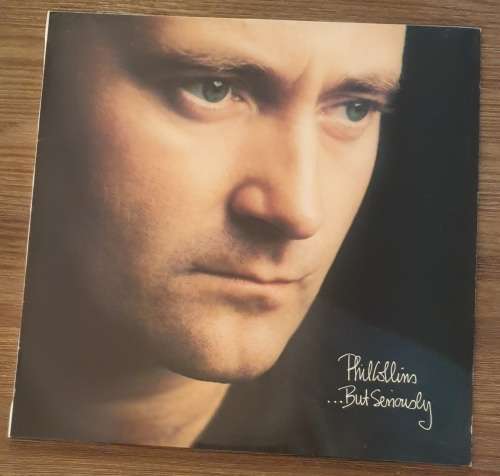 PHIL COLLINS But Seriously (Excellent/VG+) WEA WIC 5117 SA Pressing 1989 - Inner sleeve with lyrics