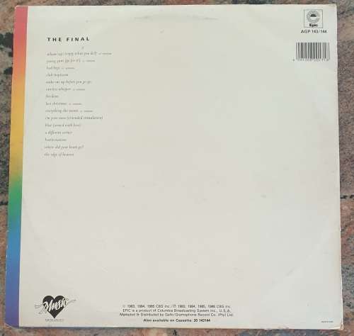 WHAM The Final - Double LP (Very Good+/Very Good) Epic AGP 143/144 SA Pressing 1986