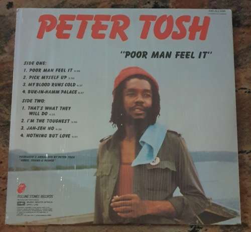 PETER TOSH Poor Man Feel It (Excellent/Excellent) EMI EMCJ(L) 5295 SA Pressing 1982