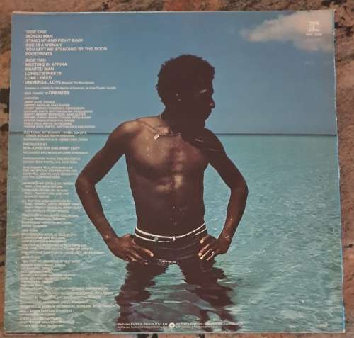 JIMMY CLIFF Give Thankx (Very Good/Very Good+) Reprise Records RRC 2240 South African Pressing 1978