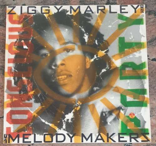 ZIGGY MARLEY and THE MELODY MAKERS Conscious Party (VG/VG) Virgin VNC 5119 SA Pressing 1988