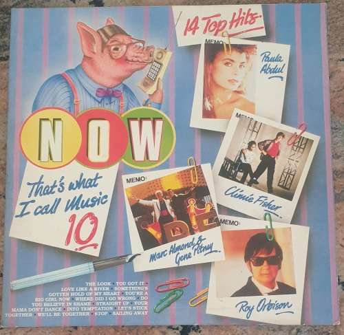 NOW THAT`S WHAT I CALL MUSIC Vol. 10 - Original Artists (Very Good+/Very Good+) NOW 10 SA Press 1989