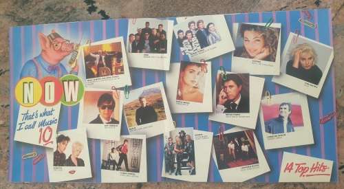 NOW THAT`S WHAT I CALL MUSIC Vol. 10 - Original Artists (Very Good+/Very Good+) NOW 10 SA Press 1989