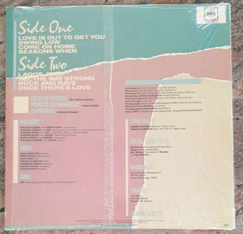 THIRD WORLD All The Way Strong (Excellent/Excellent) CBS ASF 2911 South African Pressing 1983