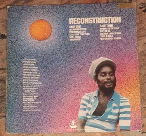 MAX ROMEO Reconstruction (Very Good/Very Good) Mango MLPS-9503 USA Pressing 1977 - VERY RARE