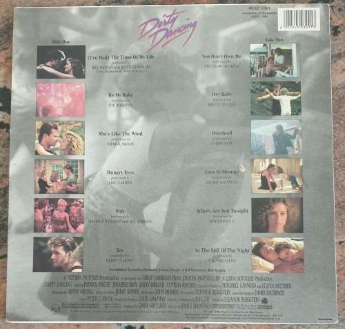 DIRTY DANCING - OST (Very Good+/Very Good+) RCA RCAC 1061 SA Pressing 1987 - Lyrics inside