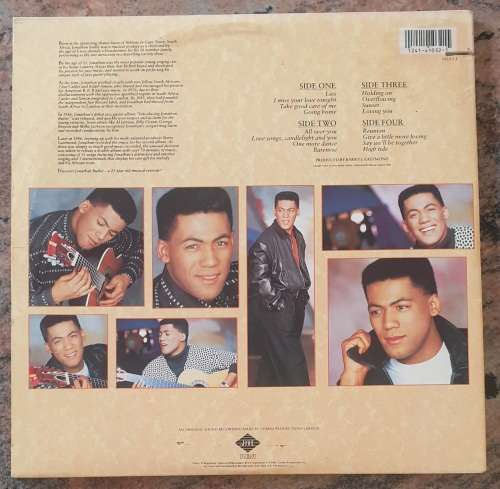 JONATHAN BUTLER Jonathan Butler - 2X LP (VG+/VG) Jive 1032 1 J USA Pressing 1987 - Avoid Tr 3 Side 2