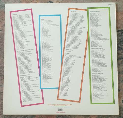 UB40 Geffery Morgan (Very Good+/Very Good+) LP DEP 6 United Kingdom Pressing 1984