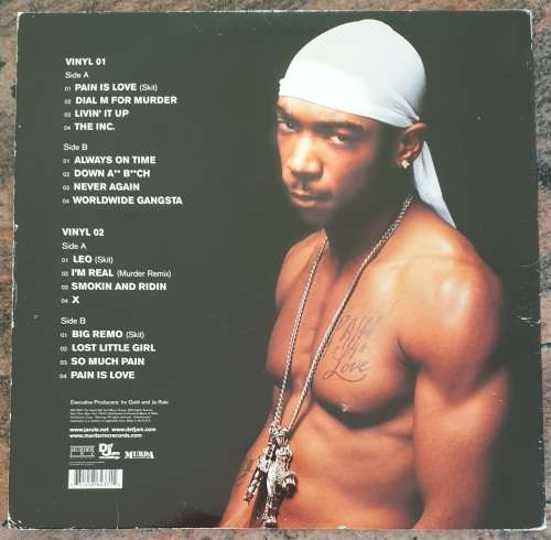 JA RULE Pain Is Love - Double LP (VG/VG) Def Jam Records USA Pressing 2001 - VERY RARE - Gatefold
