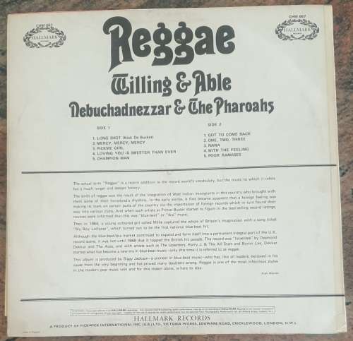 NEBUCHADNEZZAR and THE PHAROAHS Willing and Able (VG+/VG+) Hallmark CHM 667 UK Pressing 1970 - RARE