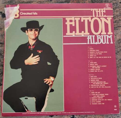 ELTON JOHN 23 Greatest Hits - Double LP (Exc/VG) DJM Records DJL 33509C SA Press 1983 - Gatefold