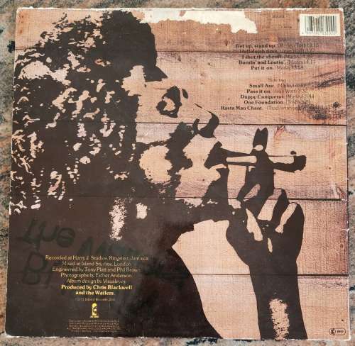 THE WAILERS Burnin` (Good+/Good+) Island GEMA 203 202 German Pressing - Gatefold