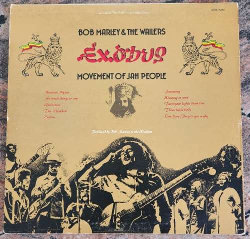BOB MARLEY and THE WAILERS Exodus (Good+/Very Good) Island ILPSC 9498 UK Pressing 1977