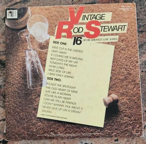 ROD STEWART 16 Of His Greatest Hits (Very Good+/Very Good) Warner WBC 1582 SA Pressing 1985