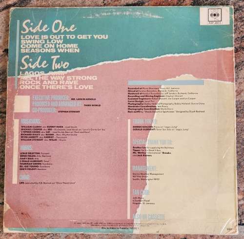 THIRD WORLD All The Way Strong (Very Good/Good+) CBS ASF 2911 South African Pressing 1983