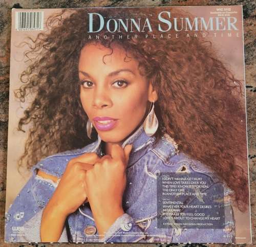 DONNA SUMMER Another Place And Time (Excellent/Excellent) WEA WIC 5112 SA Pressing 1989