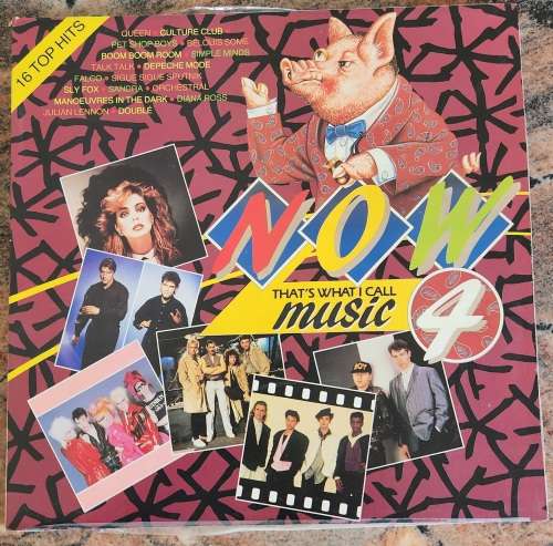 NOW THAT`S WHAT I CALL MUSIC Vol. 4 - Gatefold (Excellent/Very Good+) EMI XNOW4 SA Pressing 1986