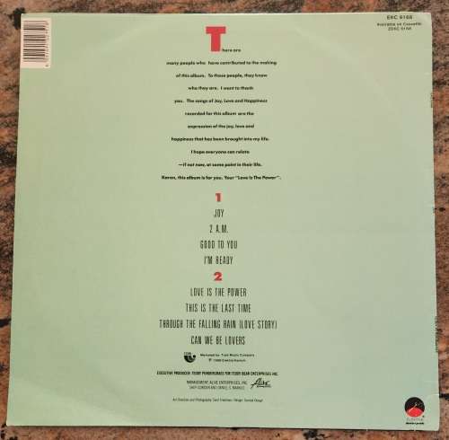 TEDDY PENDERGRASS Joy (Very Good+/Very Good+) Elektra EKC 6168 AS Pressing 1988