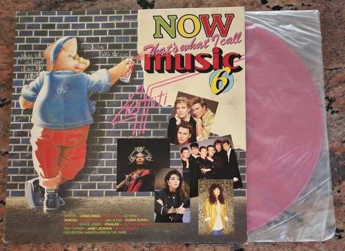 NOW THAT`S WHAT I CALL MUSIC Vol. 6 - Gatefold (Very Good+/VG+) NOW 6 SA Pressing 1987 - Pink Vinyl