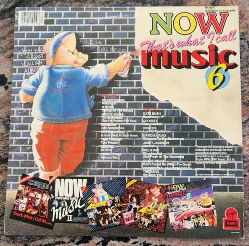 NOW THAT`S WHAT I CALL MUSIC Vol. 6 - Gatefold (Very Good+/VG+) NOW 6 SA Pressing 1987 - Pink Vinyl