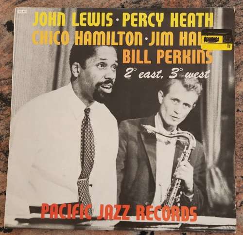 JOHN LEWIS Pacific Jazz - 2 Degrees East, 3 Degrees West (VG/VG) World Pacific J 44 SA Pressing
