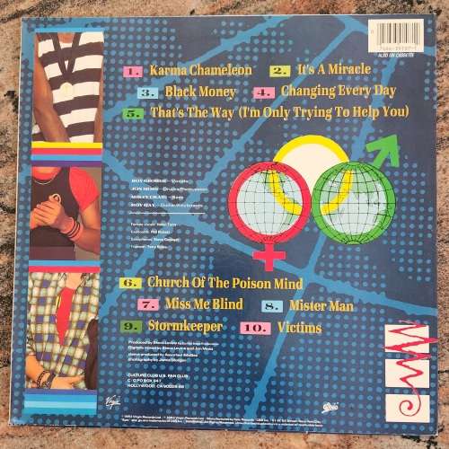 CULTURE CLUB Colour By Numbers (VG+/VG+) Epic QE 39107 USA Pressing 1983