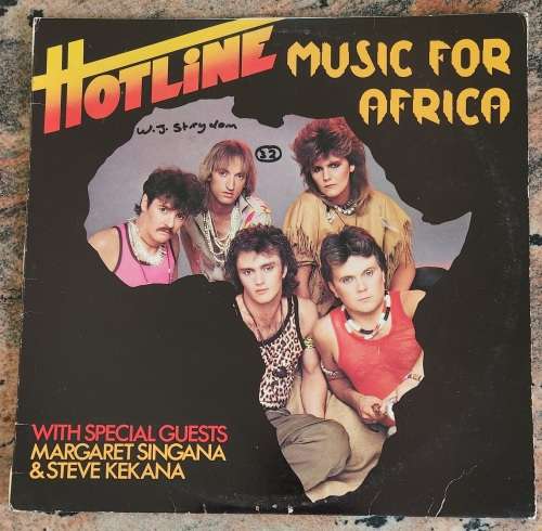 HOTLINE Music For Africa (Very Good+/Very Good) Gallo MFM (B) 1001 SA Pressing 1983