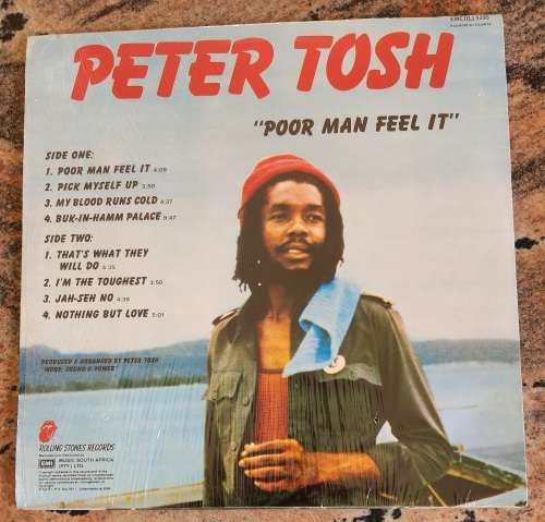 PETER TOSH Poor Man Feel It (Very Good+/Excellent) EMI EMCJ(L) 5295 SA Pressing 1982